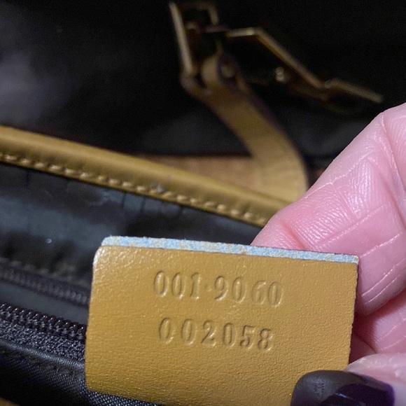 Gucci multicolored canvas / leather with bamboo handle. hobo bag made in Italy - Picture 6 of 12